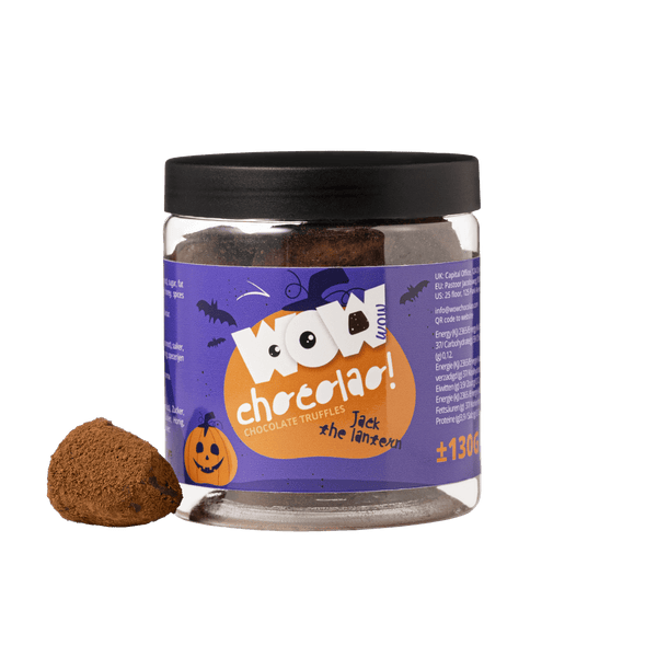 Jack The Lantern Pompoentaart Truffels Cadeaupot 130g | Halloween Chocolade