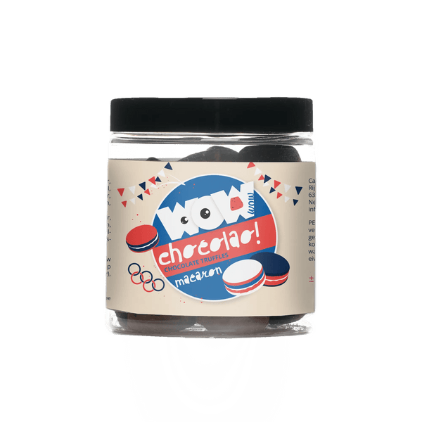 Macaron Chocolade Truffels - Olympische Spelen 2024 - Cadeaupot 130g