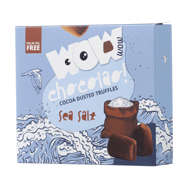 Zeezout chocolade truffels XL doos 250g | Luxe Franse chocolade