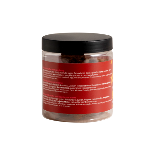 Pure chocolade truffels - Kersteditie - Geschenkpot 130g