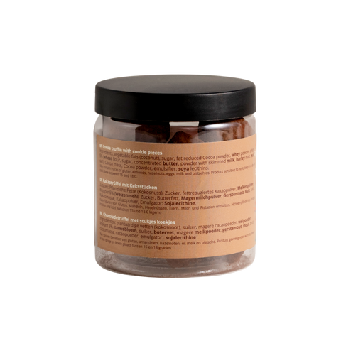 Pure chocolade truffels - Kersteditie - Geschenkpot 130g