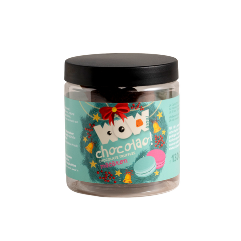 Pure chocolade truffels - Kersteditie - Geschenkpot 130g