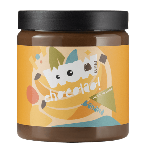 Banana chocolate Spread - 275g - WOW Chocolao!