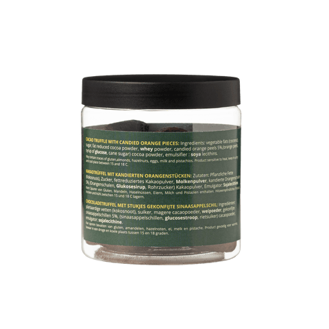 Champagne Chocolate Truffles - Gifting jar 130g - WOW Chocolao!