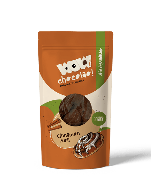 Cinnamon Roll - 200g Biodegradable bag - WOW Chocolao!