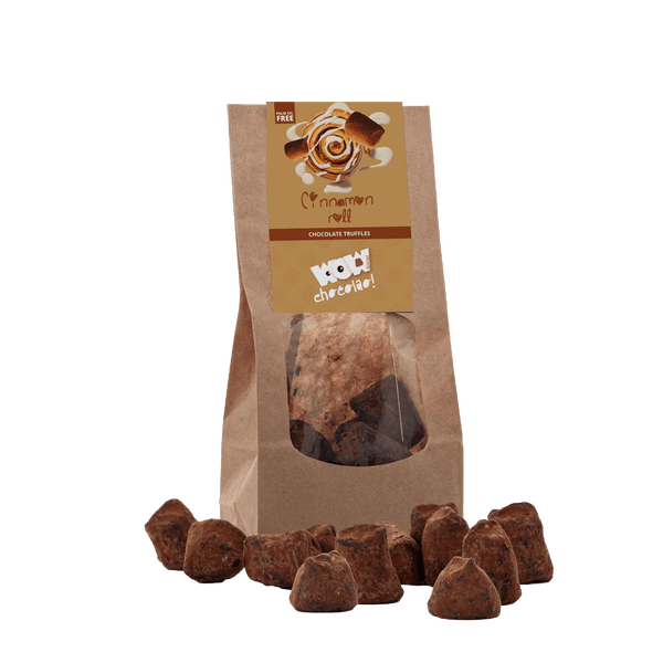 Kaneelbroodje chocolade truffels - Biologisch afbreekbare zak 130g