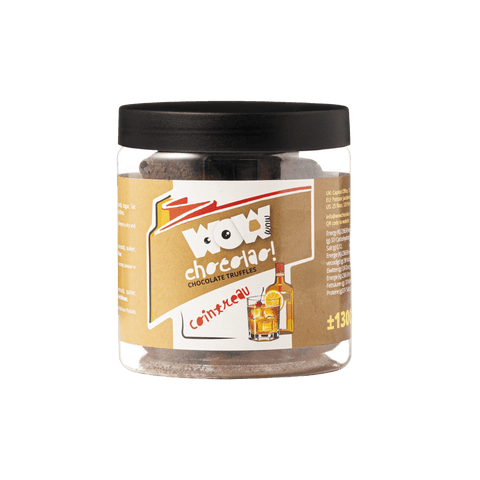 Cointreau Chocolate Truffles - 130g Gifting jar - WOW Chocolao!