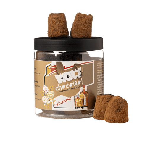 Cointreau Chocolate Truffles - Easter Gifting jar 130g - WOW Chocolao!