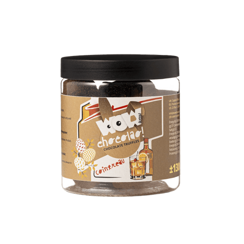 Cointreau Chocolate Truffles - Easter Gifting jar 130g - WOW Chocolao!
