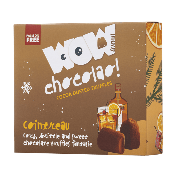 Cointreau kersttruffels XL doos 250g | Sinaasappel likeur chocolade