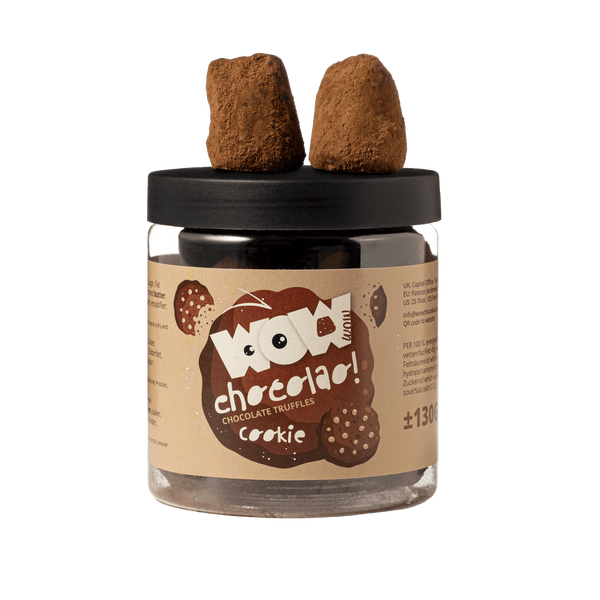 Koekjeskruimel Chocoladetruffels Cadeaupot 130g | Knapperige Koekjes Chocolade