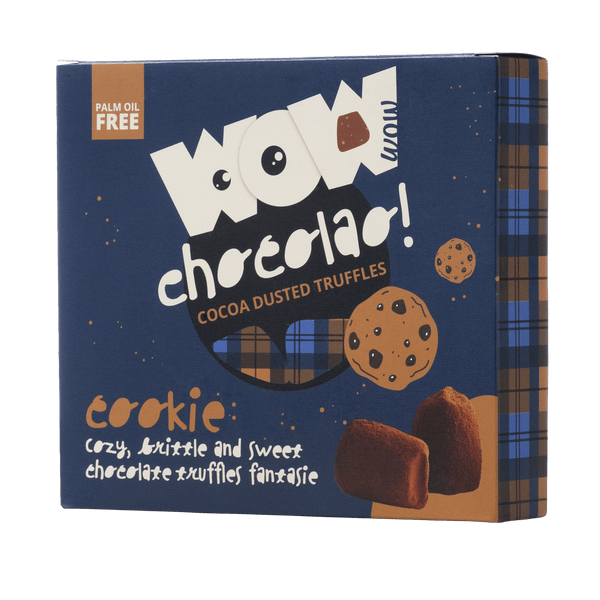 Koekjes Kruimel Chocolade Truffels XL Doos 250g | Knapperige Koekjes Chocolade