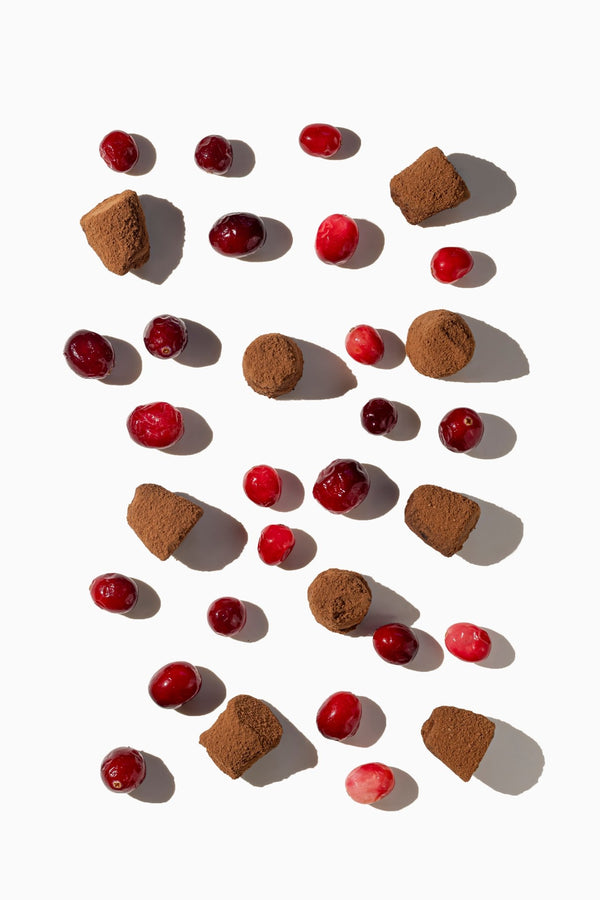 Cranberry chocolade truffels - in bulk