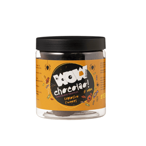 Exploding Sweets Halloween Truffles Gift Jar 130g | Exploding Chocolate - WOW Chocolao!