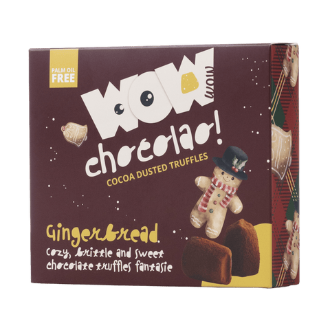 Gingerbread Chocolate Truffles XL Box 250g | Cozy Spiced Christmas Chocolate - WOW Chocolao!