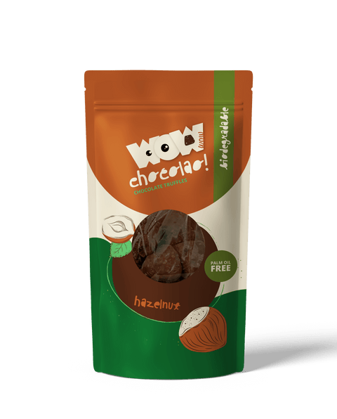 Hazelnut - 200g Biodegradable bag - WOW Chocolao!