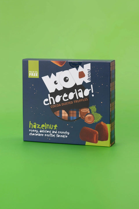 Hazelnut Chocolate Truffles XL Box 250g | Roasted Hazelnut Chocolate - WOW Chocolao!