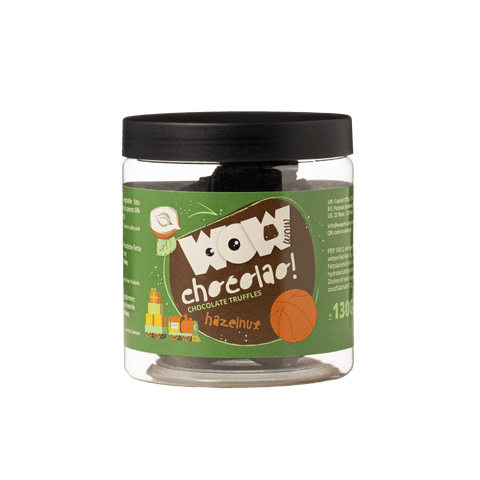 Hazelnut Father’s Day Truffles Gift Jar 130g | Gourmet Gift Chocolate - WOW Chocolao!