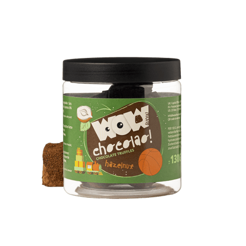Hazelnut Father’s Day Truffles Gift Jar 130g | Gourmet Gift Chocolate - WOW Chocolao!