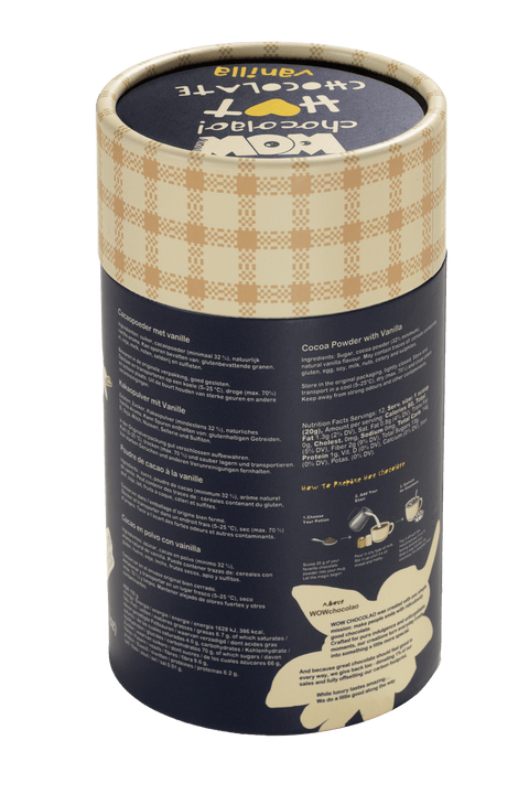 Hot Chocolate - Vanilla 250g - WOW Chocolao!