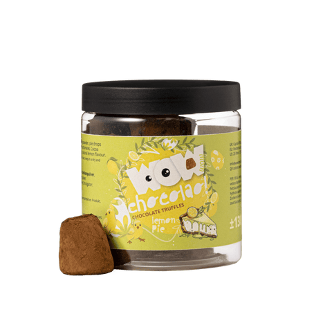 Lemon Pie Chocolate Truffles - Easter Edition - Gifting jar 130g - WOW Chocolao!