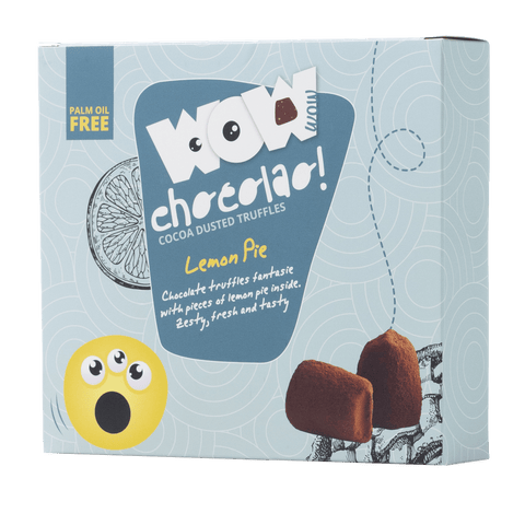 Lemon Pie Chocolate Truffles XL Box 250g | Crunchy Lemon Chocolate - WOW Chocolao!