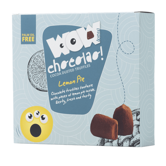 Lemon Pie Chocolate Truffles XL Box 250g | Crunchy Lemon Chocolate - WOW Chocolao!