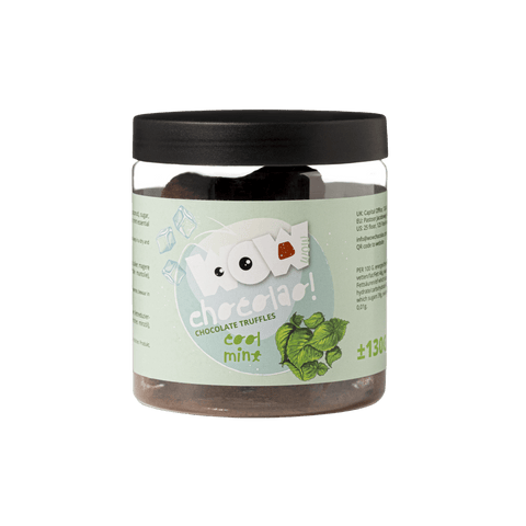 Mint Chocolate Truffles Gift Jar 130g | Refreshing Mint Chocolate - WOW Chocolao!