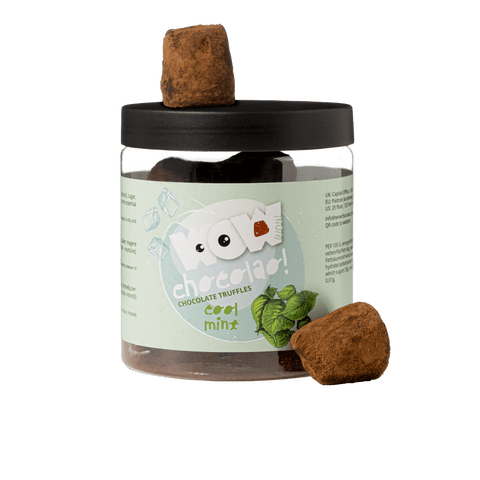 Mint Chocolate Truffles Gift Jar 130g | Refreshing Mint Chocolate - WOW Chocolao!