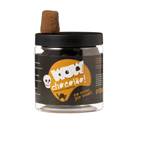 Geen Streken Alleen Traktaties Truffels Cadeaupot 130g | Halloween Chocolade