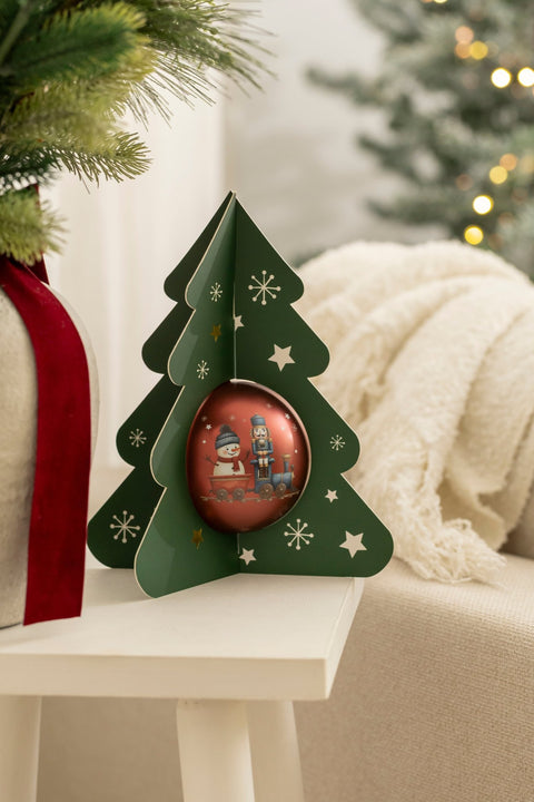Nutcracker Christmas Bauble Filled with Crunchy Truffle Pops 100g - WOW Chocolao!