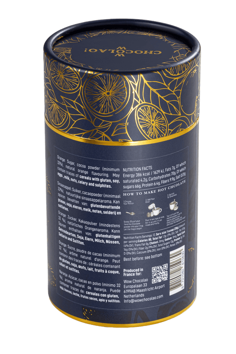 Orange - Hot Chocolate Mixture - 250g - WOW Chocolao!
