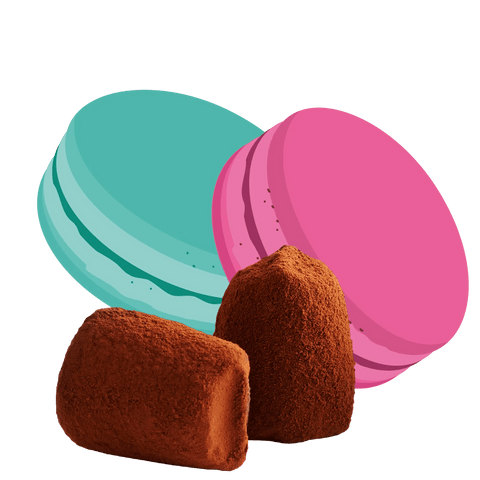 Parisian Macaron Chocolate Truffles - Bulk - WOW Chocolao!