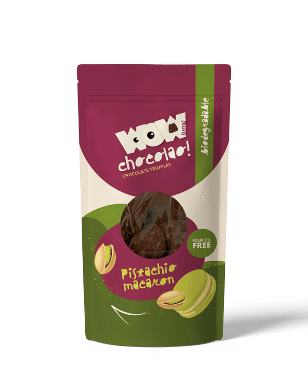 Pistache macaron - 200g biologisch afbreekbare zak
