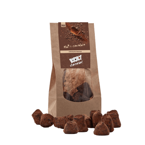 Plain Chocolate Truffles - Biodegradable bag 130g - WOW Chocolao!