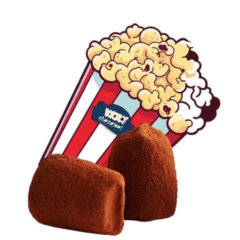 Popcorn Chocolate Truffles - bulk - WOW Chocolao!