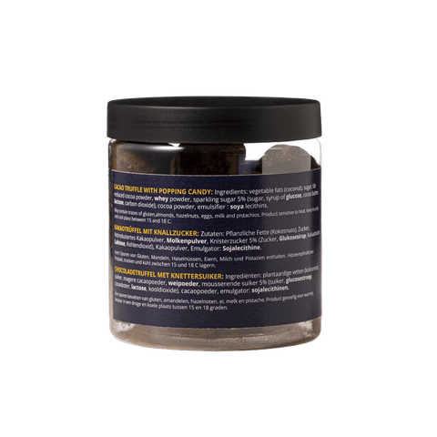Popping Candy - New year chocolate truffles - Gifting jar 130g - WOW Chocolao!