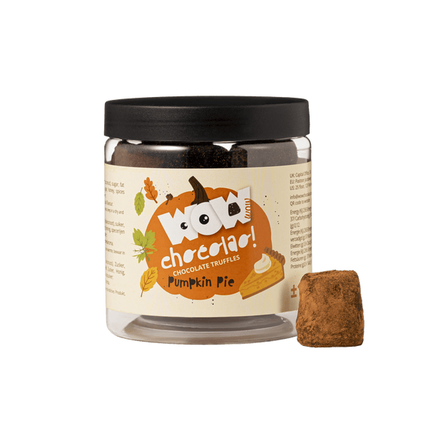 Pompoentaart Chocolade Truffels Cadeaupot 130g | Herfst Dessert Chocolade