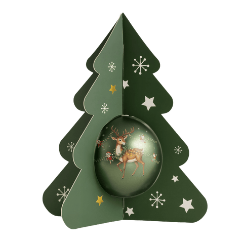 Reindeer &amp; Elves Christmas Bauble Filled with Crunchy Truffle Pops - WOW Chocolao!