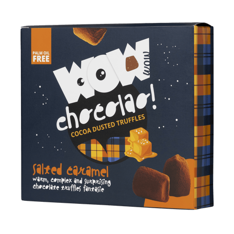 Salted Caramel Chocolate Truffles XL Box 250g | Sweet Salty Chocolate - WOW Chocolao!