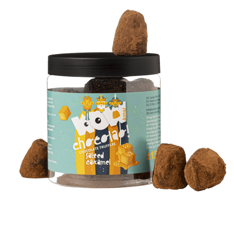 Salted Caramel - Three Kings Edition - jar 130g Gifting - WOW Chocolao!
