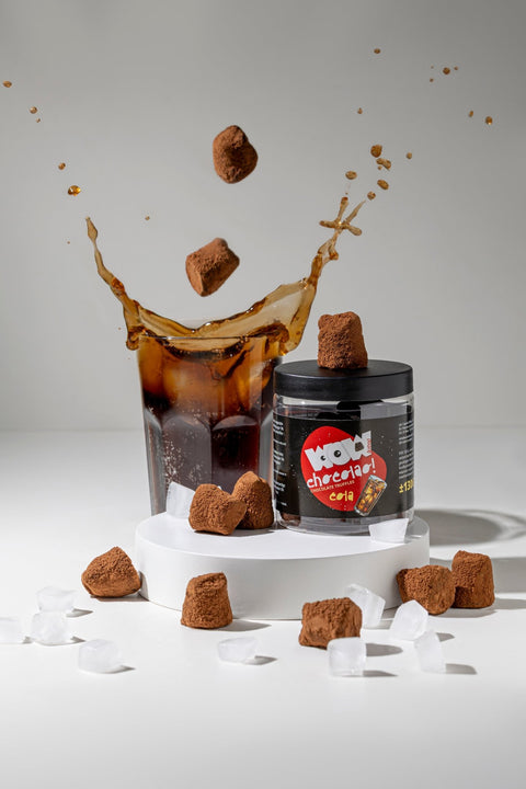 Sparkling Cola Chocolate Truffles Gift Jar 130g | Fizzy Cola Chocolate - WOW Chocolao!