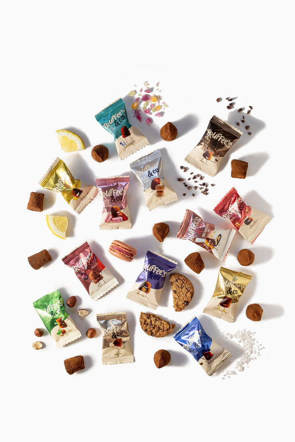 Truffee's & Co chocolade truffels - Individueel verpakt - 1 KG
