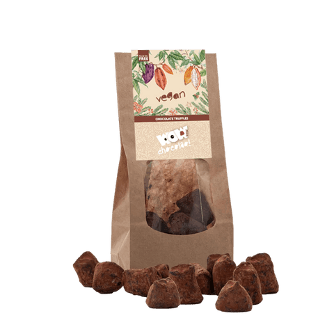 Vegan Chocolate Truffles - Christmas Edition - Biodegradable bag 130g - WOW Chocolao!