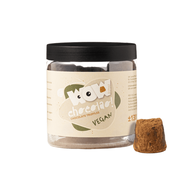 Vegan Chocolade Truffels Cadeaupot 130g | Zuivelvrije Chocolade