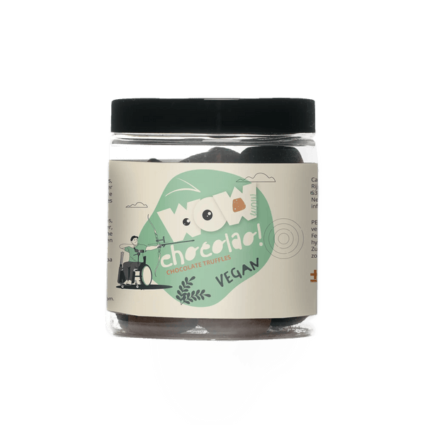 Vegan Chocolade Truffels - Paralympics Cadeaupot 130g