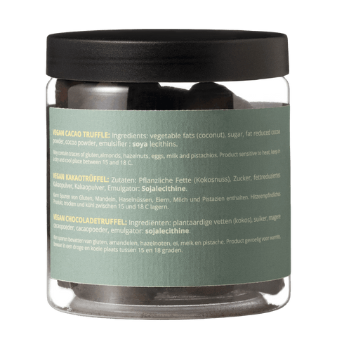 Vegan Summer Truffles Gift Jar 130g | Dairy - Free Summer Chocolate - WOW Chocolao!